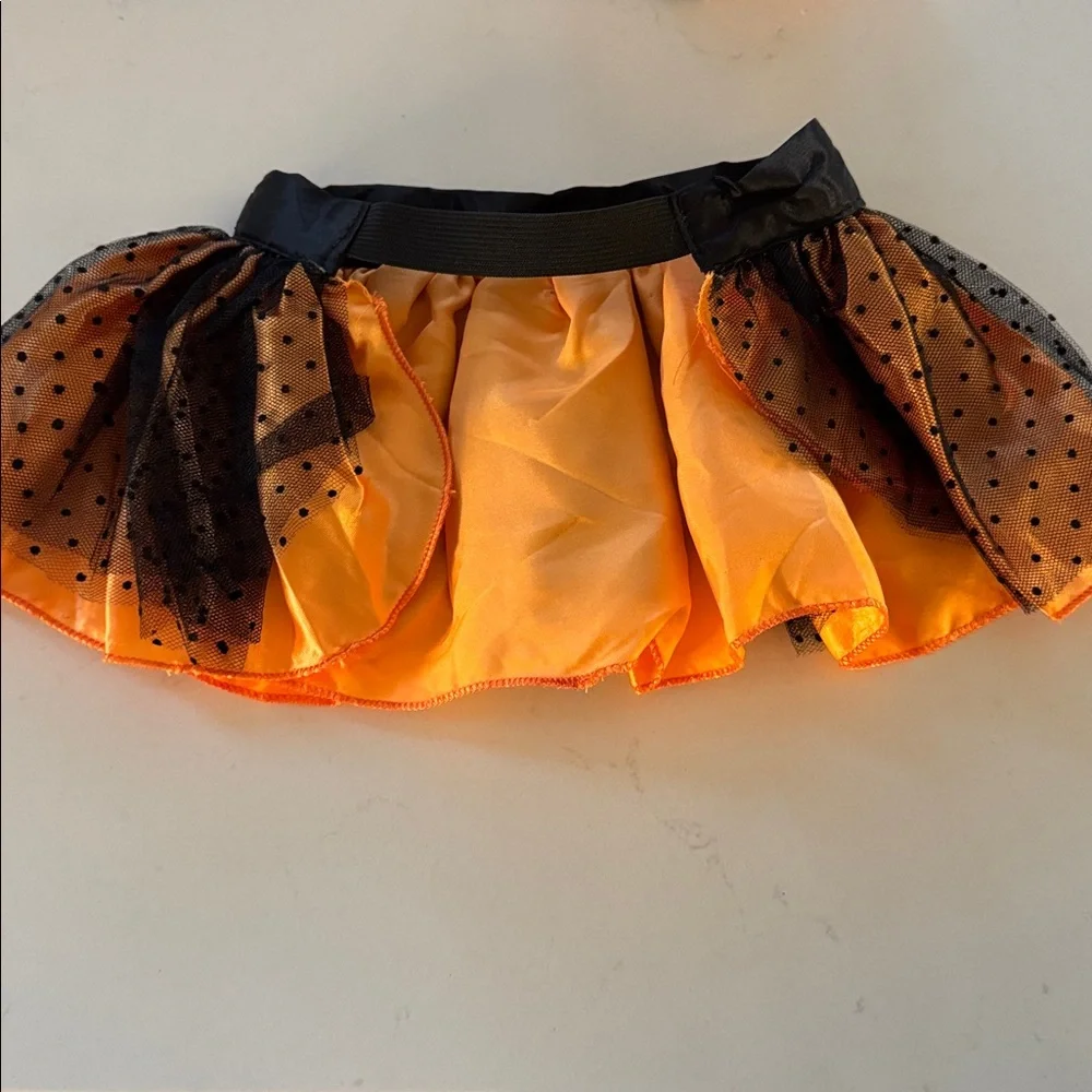 Halloween Orange Polka Dot Witch Costume for Dog *NWOT
